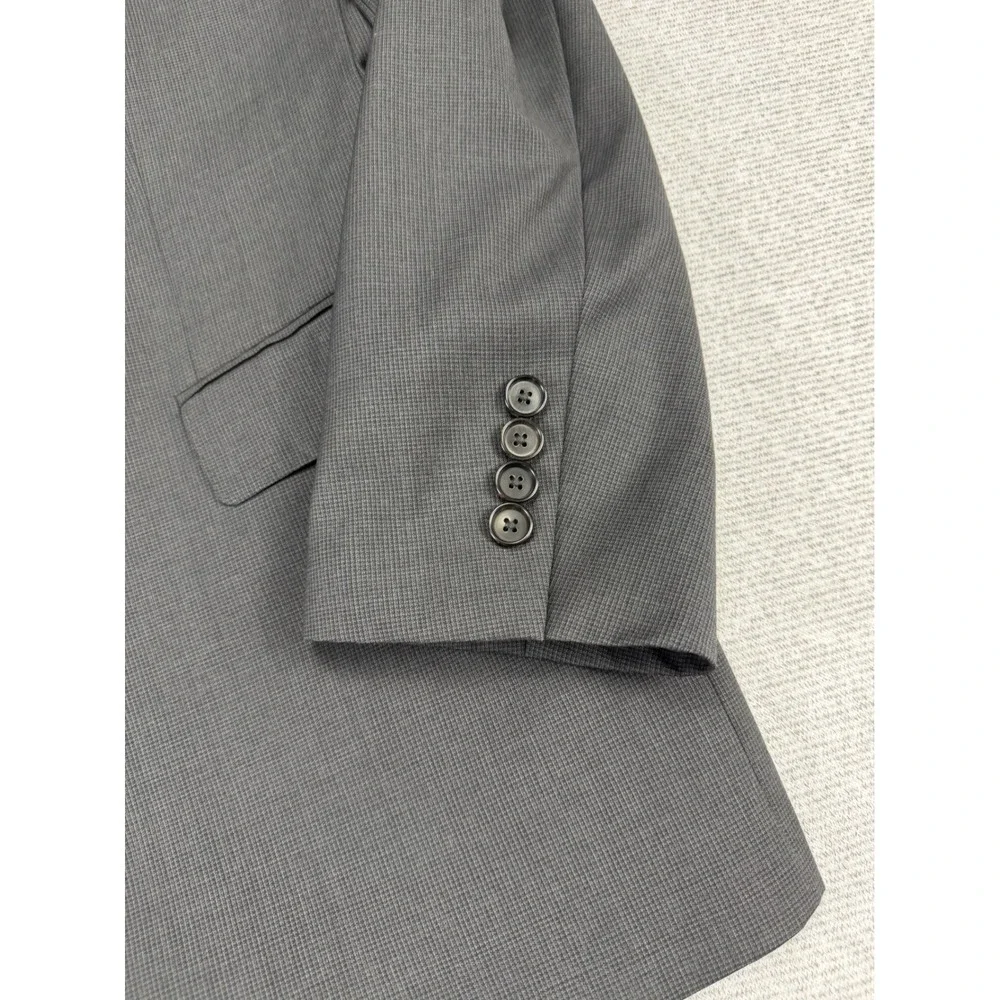 Hugo Boss Hugo Boss James4/Sharp6 Super 100 Grey Virgin Wool Blazer Mens US 42R